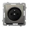SONATA STAL INOX Gniazdo pojedyncze z uziemieniem stal inox