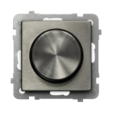 SONATA STAL INOX Ściemniacz uniwersalny do obciążenia żarowego,  owego oraz LED