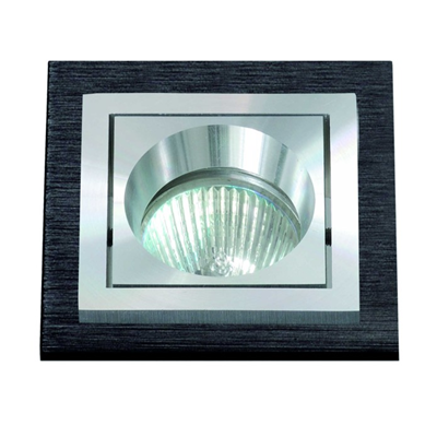 SQUAREE Lampa wpuszczana 10cm 50W GU10 IP20 srebrny