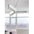 Star Lampa wisząca ekspozycyjna biała z pilotem