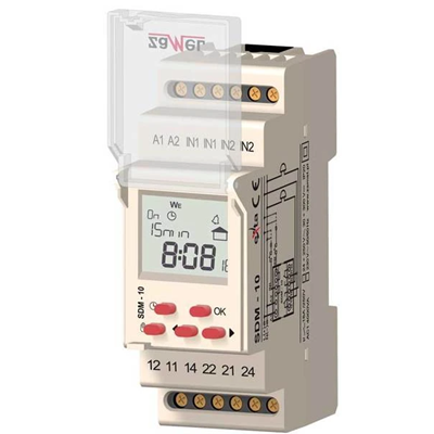 Sterownik dzwonka szkolnego 230V AC TYP: SDM-10