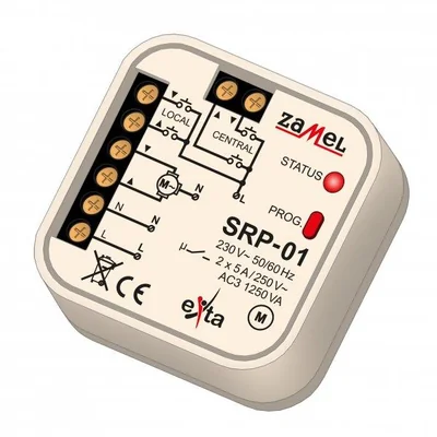 Sterownik rolet dopuszkowy przewodowy TYP: SRP-01