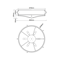 STESSO PL CROMO L Lampa sufitowa chrom