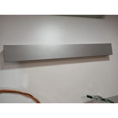 STRAIGHT S Lampa ścienna srebrna