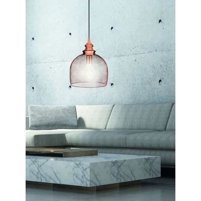 Straiton Lampa wisząca miedziana