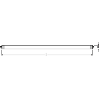 Świetlówka liniowa niezintegrowana Lumilux FQ 24W G5 230V 1600lm CW