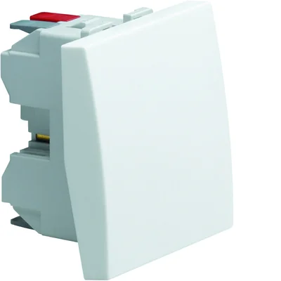 SYSTO Łącznik klawiszowy krzyżowy 2 moduły 10A/230V biały