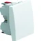 SYSTO Łącznik klawiszowy krzyżowy 2 moduły 10A/230V biały