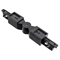 T-RACK CONNECT FLEX Łącznik łamany prosty do szynoprzewodu czarny 3-F