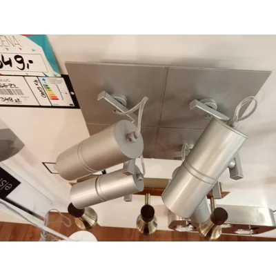 TITTO Lampa ścienno-sufitowa szara