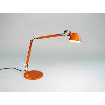 TOLOMEO MICRO lampa biurkowa pomarańczowa