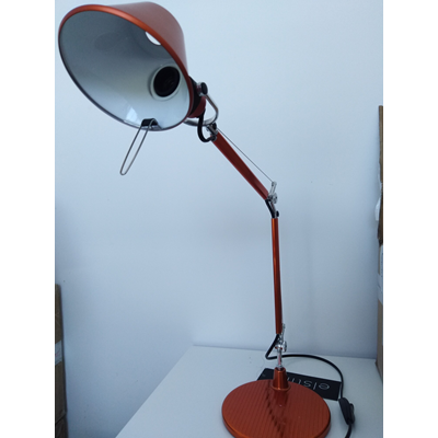 TOLOMEO MICRO lampa biurkowa pomarańczowa