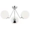 TOMAR Lampa sufitowa chrom