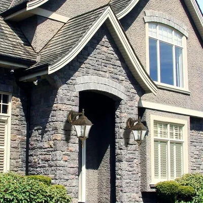 TOSCANA Lampa ścienna zewnętrzna dół złoto antyczne