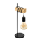 TOWNSEND Lampa biurkowa brązowa/czarna