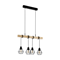 TOWNSHEND 5 Lampa wisząca poczwórna z kloszem czarna