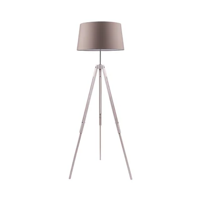 TRIPOD Lampa podłogowa dąb bielony