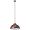 TRURO 2 Lampa wisząca 37 cm miedź antyczna