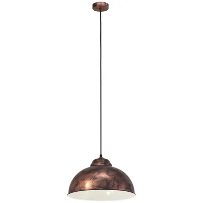 TRURO 2 Lampa wisząca 37 cm miedź antyczna