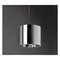 Tuba 111 zwis lampa wisząca chrom kabel czerwony