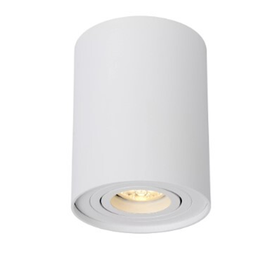 Tube round Lampa sufitowa spot 12,5cm GU10 IP20 biała