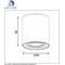 Tube round Lampa sufitowa spot 12,5cm GU10 IP20 czarna