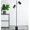 TWIN Lampa podłogowa czarna