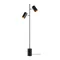 TWIN Lampa podłogowa czarna