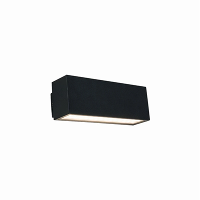 UNIT LED Lampa zewnętrzna ścienna czarna