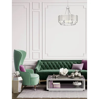 VERNO CROMO Lampa wisząca chrom