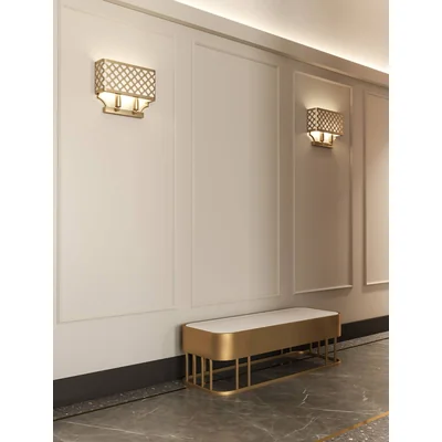 VERNO PARETTE OLD GOLD Lampa ścienna stare złoto
