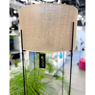 VICO Lampa podłogowa E27 IP20 drewniana