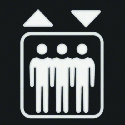 W.1 Folia do sygnalizatora świetlnego symbol "winda"