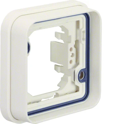 W.1 Ramka pojedyncza do montażu podtynkowego IP55 biała
