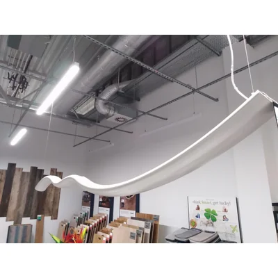 WAVE FOSCARINI Lampa wisząca ekspozycyjna biała