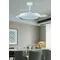Wentylator sufitowy LED VIAGO 32W+30W 3200lm z pilotem cichy biały