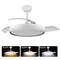 Wentylator sufitowy LED VIAGO 32W+30W 3200lm z pilotem cichy biały