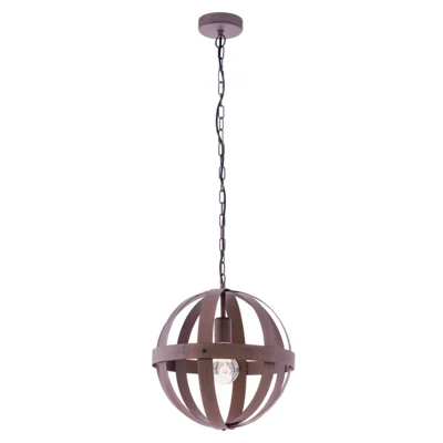 WESTBURY Lampa wisząca pojedyncza 37cm rdzawy