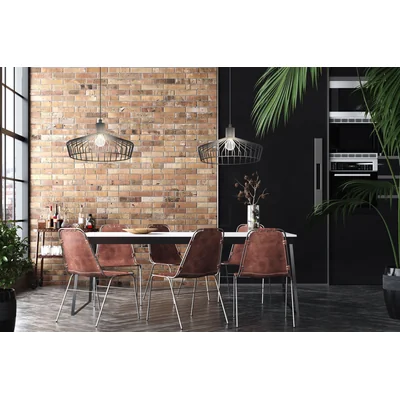 WINKWORTH Lampa wisząca druciana podwójna czarna