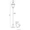WITRAŻ Lampa stojąca 160 cm czarna