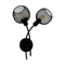 WRINGTON 1 Lampa ścienna czarna