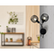 WRINGTON 1 Lampa ścienna czarna