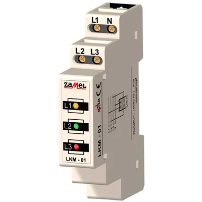 Wskaźnik zasilania 230V/400V TN typ: LKM-01-40 LED czerwona/zielona/zółta