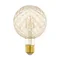 Żarówka dekoracyjna LED 2W E27 9,3 cm bursztynowa