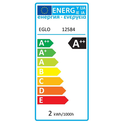 Żarówka dekoracyjna LED 2W E27 9,3 cm bursztynowa