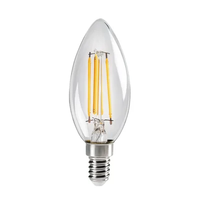 Żarówka dekoracyjna LED 4,5W C35 2700K przezroczysta
