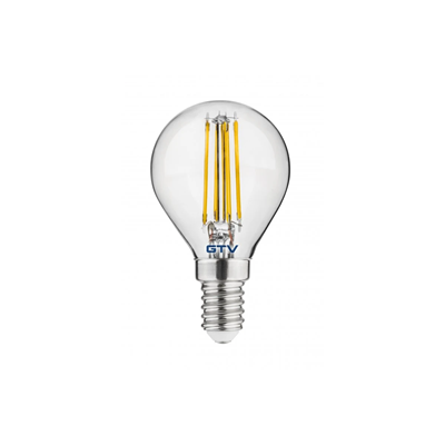 Żarówka LED G45 filament E14 4W 400lm 3000K