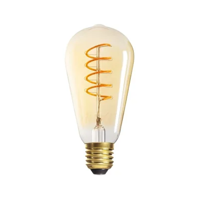 Żarówka XLED ST64 E27 5W 270lm 1800K bursztynowa