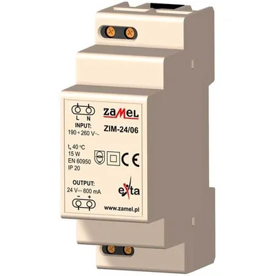 Zasilacz impulsowy 24V DC 0, 6A