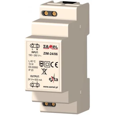 Zasilacz impulsowy 24V DC 0, 6A